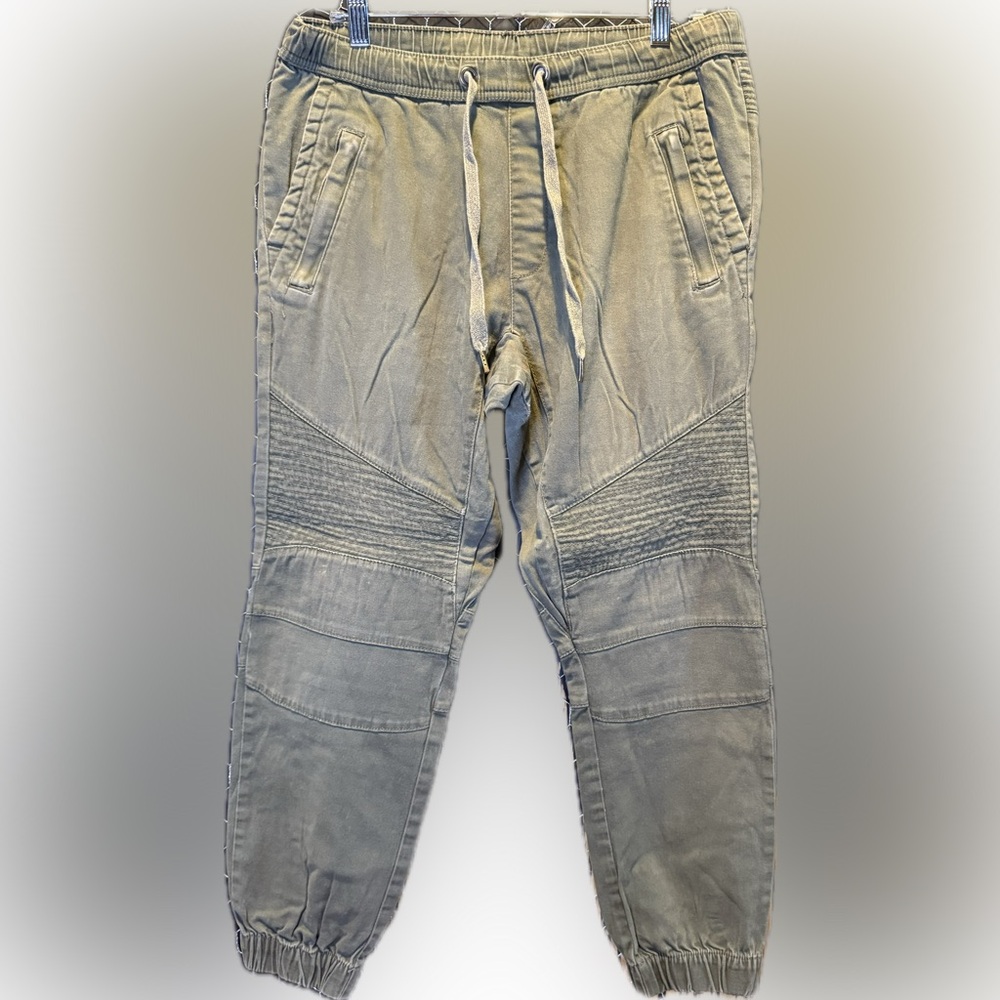 Men's Green Casual Jogger Pants